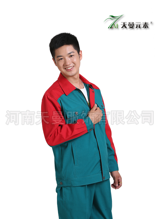 新款紅綠工作服TMC003 新款紅綠工作服TMC003